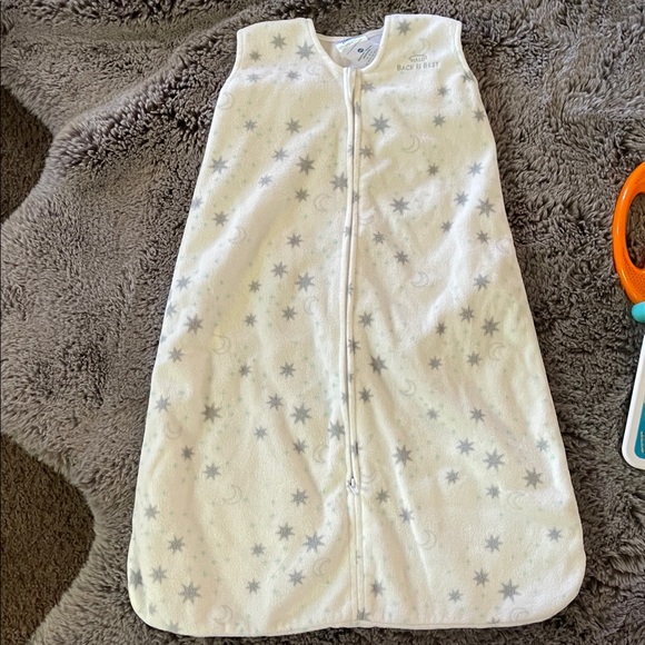Halo Micro Fleece SleepSack Stars & Moons Sz M 6/12M Back Is Best - Picture 1 of 4